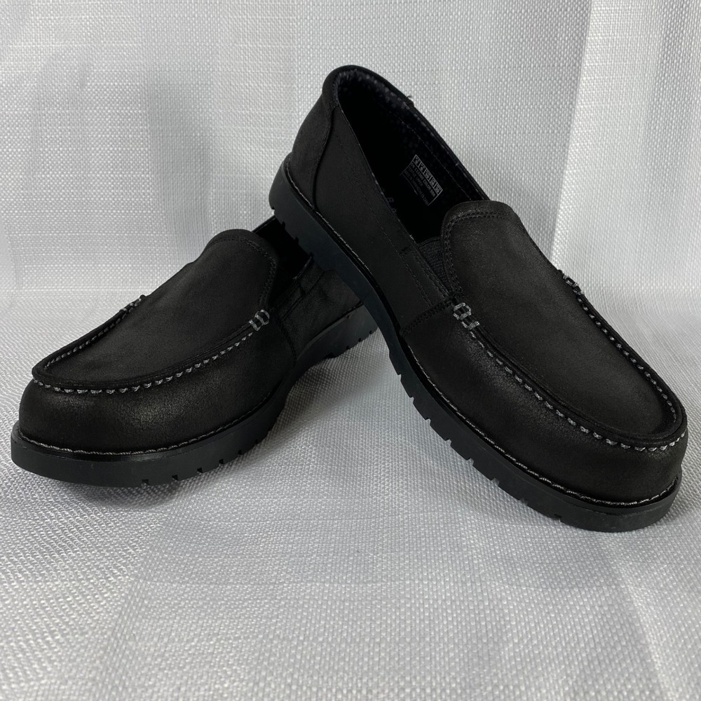 BOBS from Skechers Women Black Memory Foam Slip On Loafers 113360 Size 9